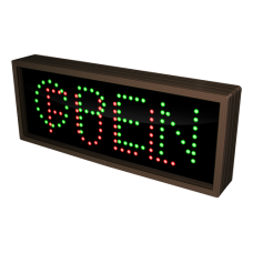Open/Full, 7x18 Sign - 12-24VDC