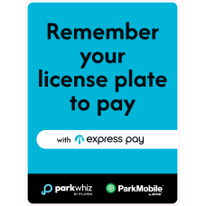 R09 - Remember Your License Plate to Pay