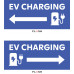 EV Double Sided Directional Ceiling Hung Sign