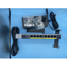Desktop for LPR or Cams - 8-Port Gigabit Ethernet High-power PoE+ Unmanaged Switch with FlexPoE (123W)