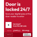 Door locked - Scan door reader - Red