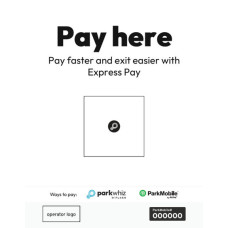 Pay Here - White