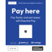 Pay here - Hotel with Flex - Blue