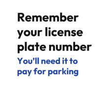 Remember License Plate - White