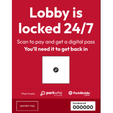 Lobby Locked - Digital Pass - Red