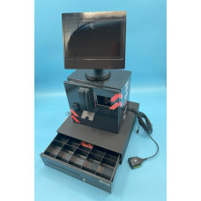 Swipe Reader EMV Flash Cashier Kiosk + Cash Drawer + Touchscreen